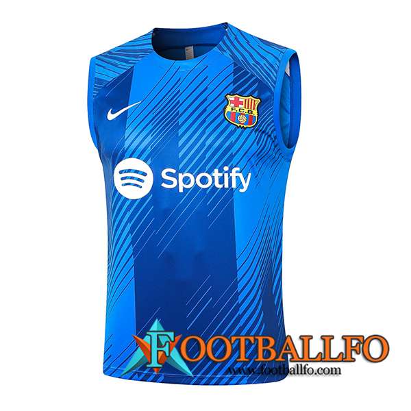 Chalecos De Futbol FC Barcelona Azul 2023/2024 -06