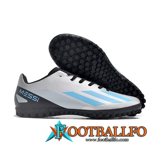 Adidas Botas De Fútbol X GHOSTED.4 TF Gris/Azul/Negro