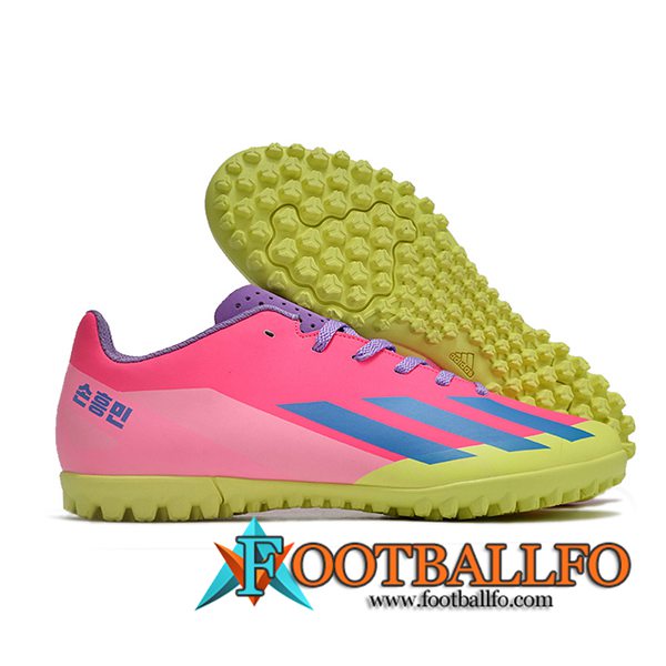Adidas Botas De Fútbol X GHOSTED.4 TF Rosa/Azul/Amarillo