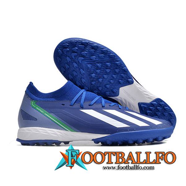 Adidas Botas De Fútbol X CRAZYFAST.3 TF BOOTS Azul/Blanco