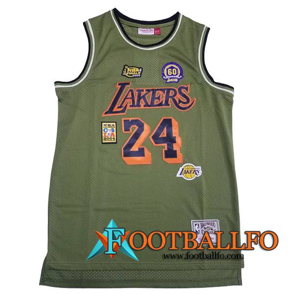 Camisetas Los Angeles Lakers (BRYANT #24) 2023/24 Verde -02
