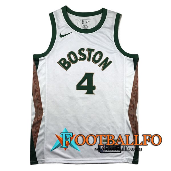 Camisetas Boston Celtics (HOLIDAY #4) 2023/24 Azul/Verde/Marrón