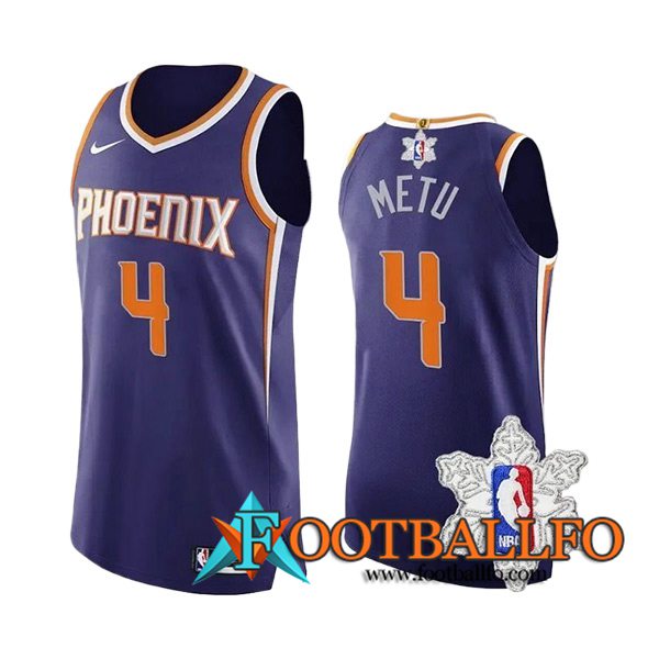 Camisetas Phoenix Suns (METU #4) 2023/24 Violeta/Naranja