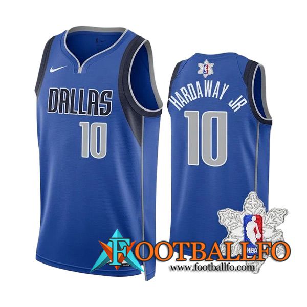 Camisetas Dallas Mavericks (HARDAWAY JR #10) 2023/24 Azul/Gris