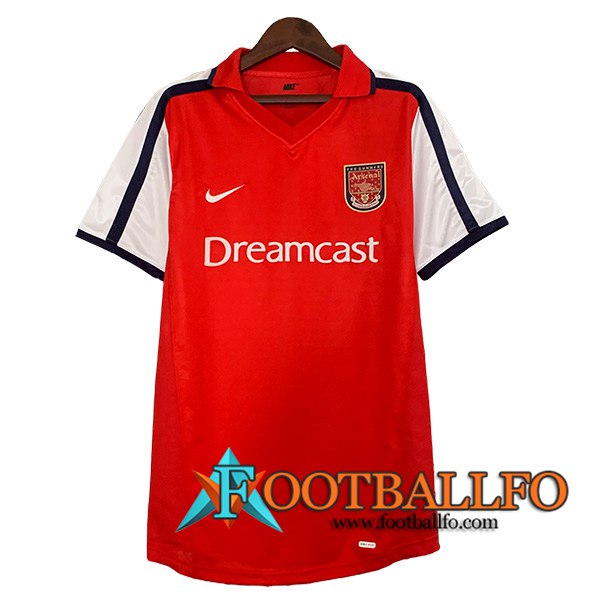 Camisetas De Futbol Arsenal Retro Primera 2001/2002
