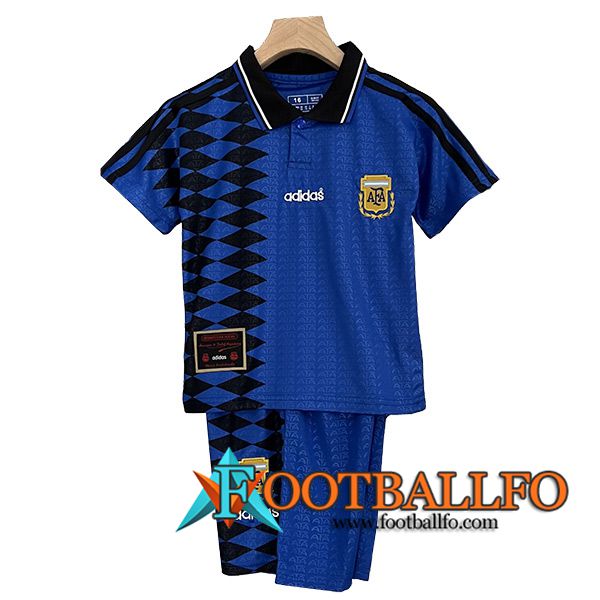 Camisetas De Futbol Argentina Retro Segunda Ninos 1994/1995
