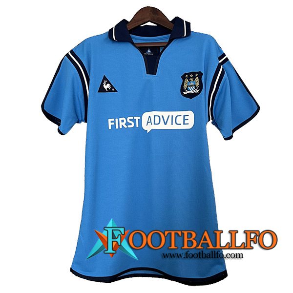 Camisetas De Futbol Manchester City Retro Primera 2002/2003