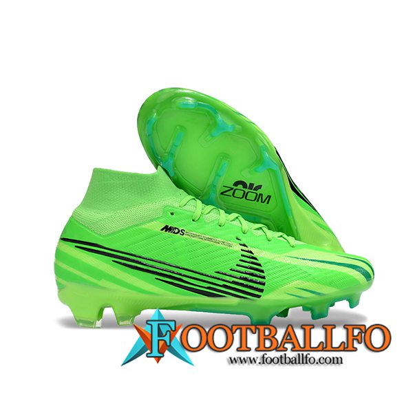 Nike Botas De Fútbol Zoom Superfly 9 MDS Elite FG Verde/Negro