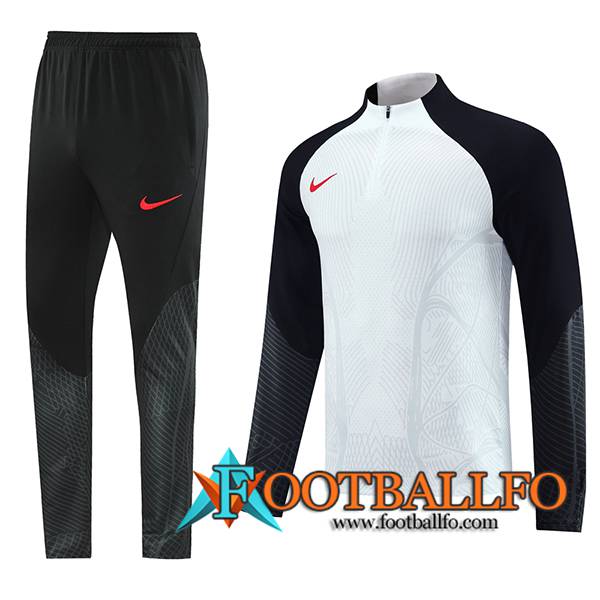 Chandal Equipos De Futbol Nike Blanco/Negro 2023/2024