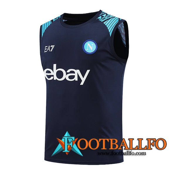 Chalecos De Futbol SSC Napoli Azul Oscuro 2024/2025