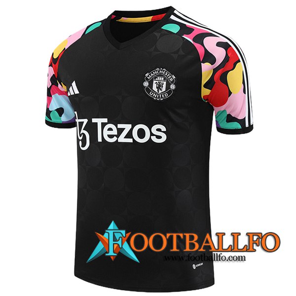 Camiseta Entrenamiento Manchester United Negro 2024/2025 -05