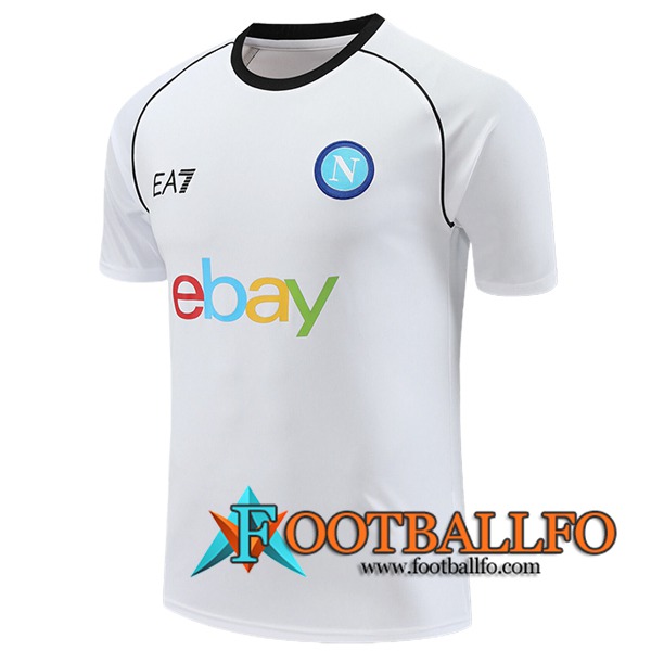 Camiseta Entrenamiento SSC Napoli Blanco 2024/2025