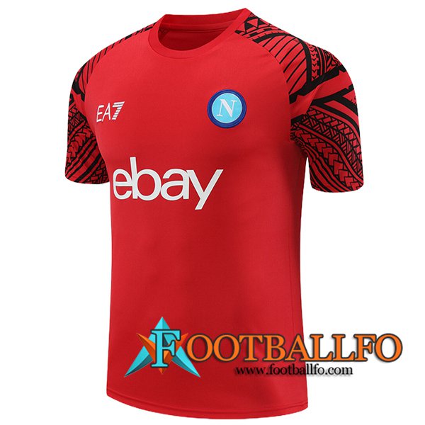 Camiseta Entrenamiento SSC Napoli Rojo 2024/2025