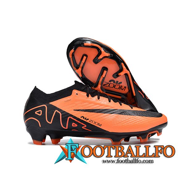 Nike Botas De Fútbol AIR Zoom Mercurial Vapor 15 Elite XXV FG NU Negro/Naranja