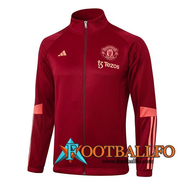 Chaquetas Futbol Manchester United Rojo/Rosa 2023/2024