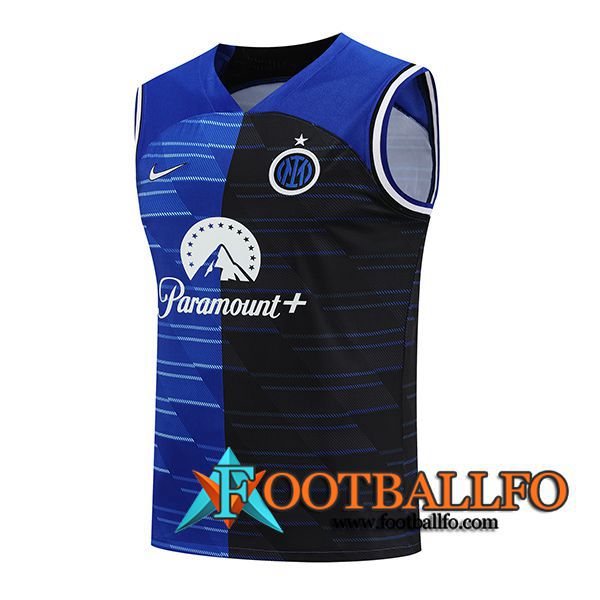 Chalecos De Futbol Inter Milan Azul/Negro 2024/2025