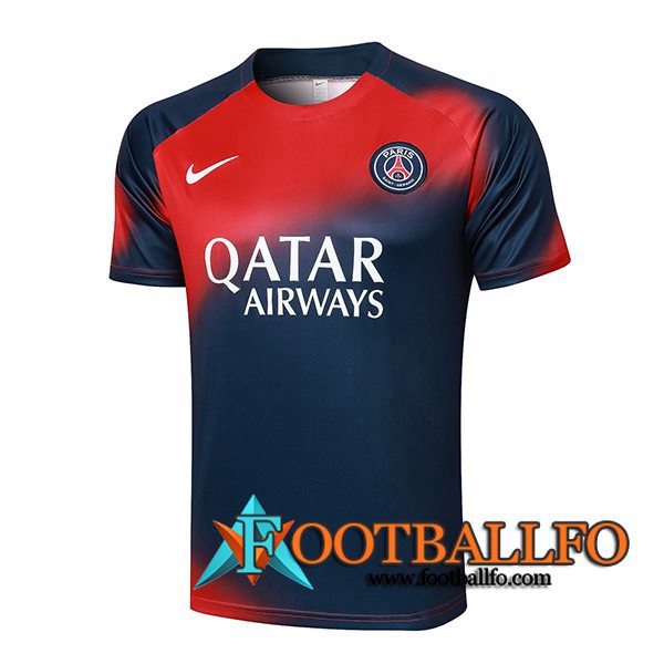 Camiseta Entrenamiento PSG Azul/Rojo 2024/2025