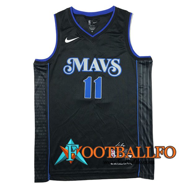 Camisetas Dallas Mavericks (IRVING #11) 2024/25 Negro/Azul