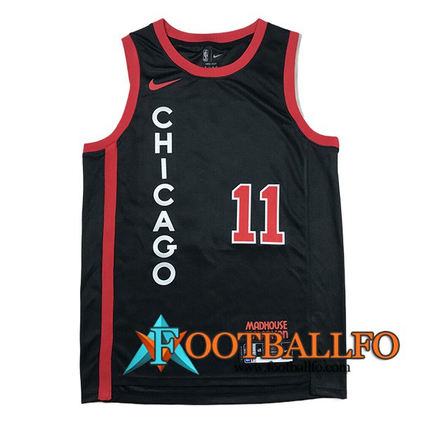 Camisetas Chicago Bulls (DEROZAN #11) 2024/25 Negro/Rojo