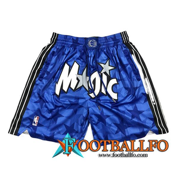 Cortos NBA Orlando Magic 2024/25 Negro/Azul/Blanco