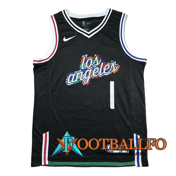Camisetas Los Angeles Clippers (HARDEN #1) 2024/25 Negro