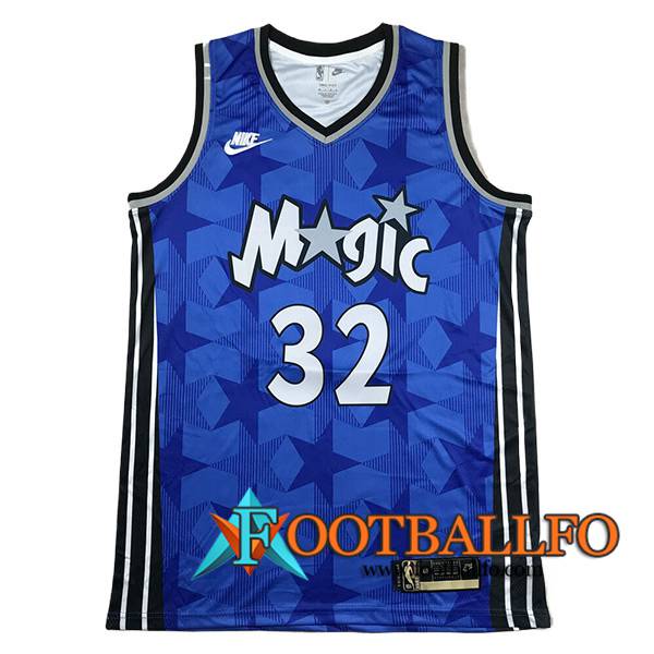 Camisetas Orlando Magic (O'NEAL #32) 2024/25 Azul/Negro/Blanco