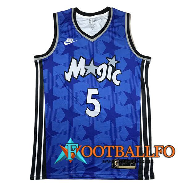 Camisetas Orlando Magic (BANCHERO #5) 2024/25 Azul/Negro/Blanco