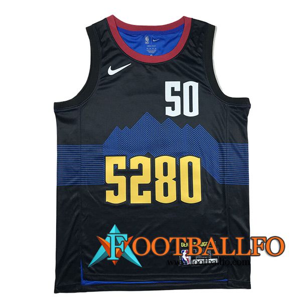Camisetas Denver Nuggets (GORDON #50) 2024/25 Negro/Azul