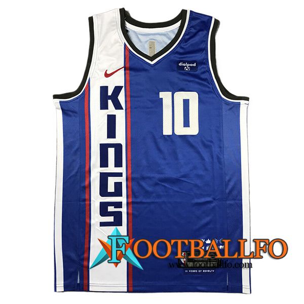 Camisetas Sacramento Kings (SABONIS #10) 2024/25 Azul/Blanco