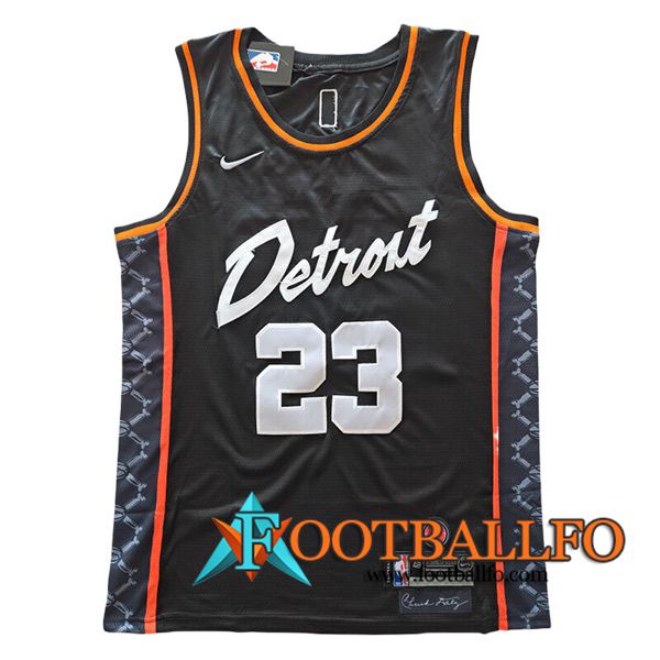 Camisetas Detroit Pistons (IVEY #23) 2024/25 Negro
