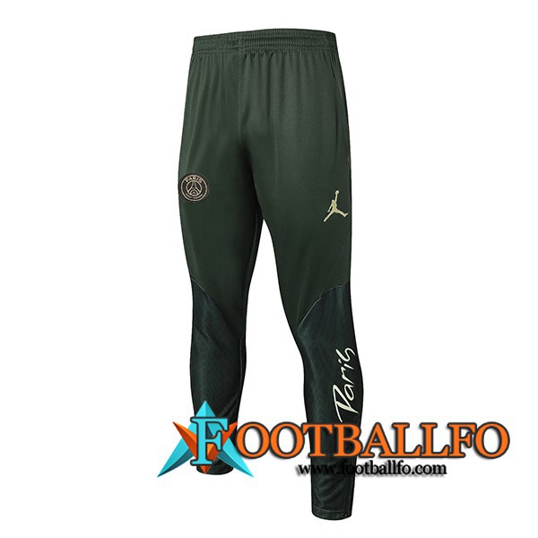 Pantalon Entrenamiento Jordan PSG Verde 2024/2025