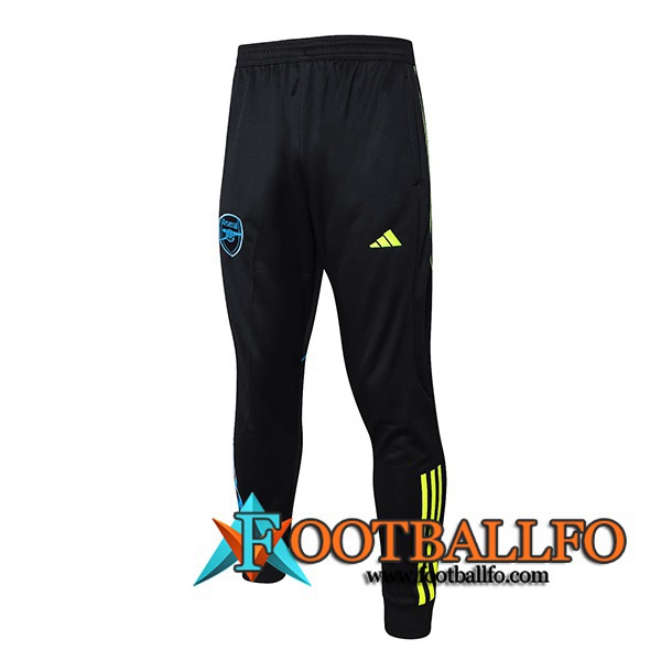 Pantalon Entrenamiento Arsenal Negro/Azul/Amarillo 2024/2025