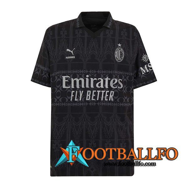 Camisetas De Futbol AC Milan Fourth Negro 2023/2024