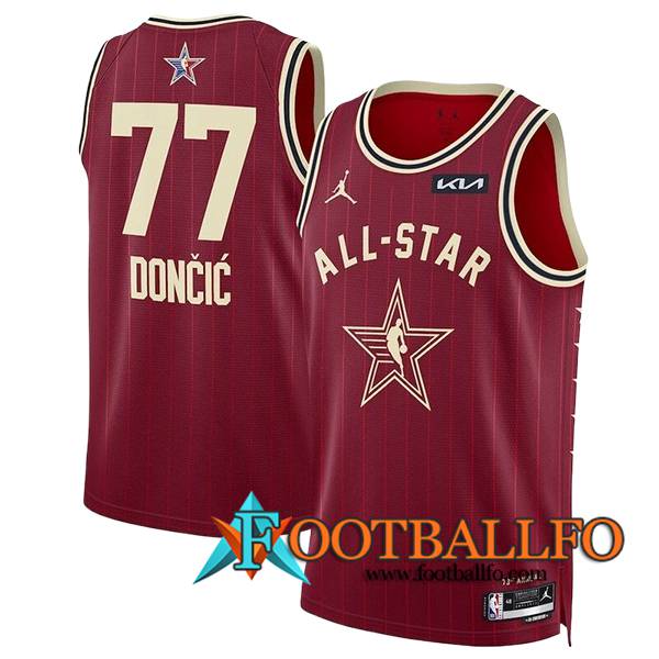 Camisetas De Futbol American All-Star (DONCIC #77) 2024/25 Rojo/Amarillo