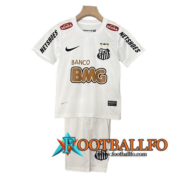 Camisetas De Futbol Santos Retro Ninos Primera 2011/2012