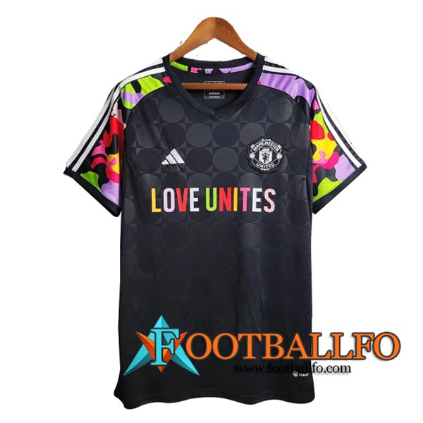 Camiseta Entrenamiento Manchester United Negro 2024/2025 -06
