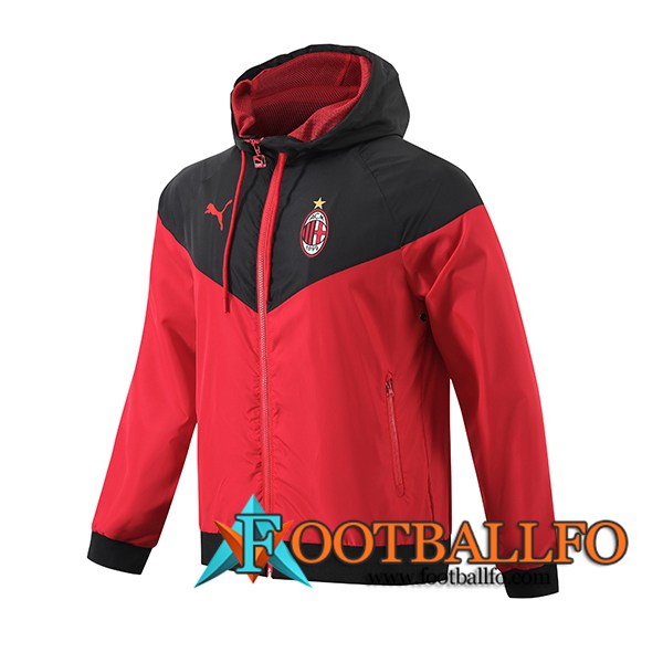 Rompevientos AC Milan Rojo/Negro 2024/2025