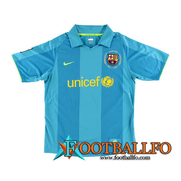 Camisetas De Futbol FC Barcelona Retro Ninos Segunda 2007/2008