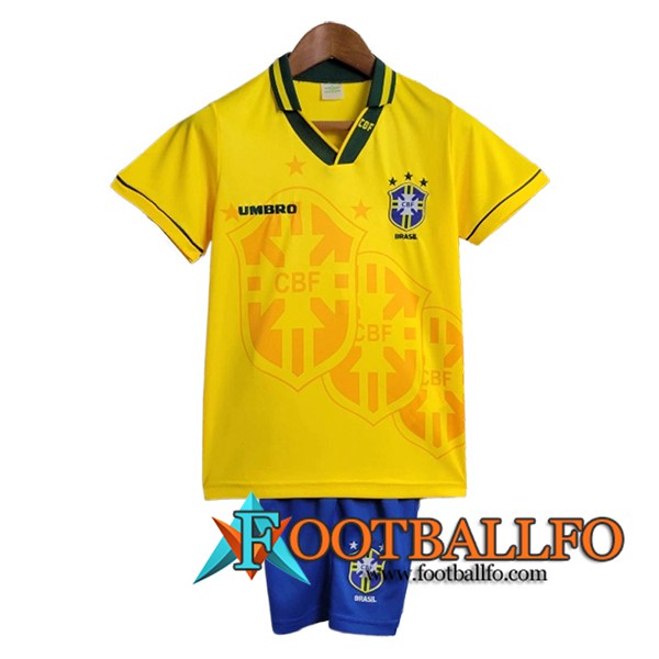 Camisetas De Futbol Brasil Retro Ninos Primera 1994