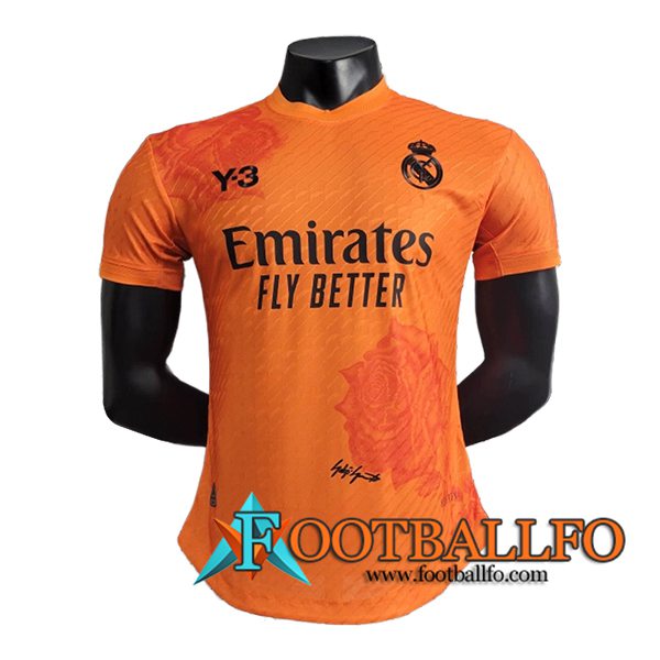 Camisetas De Futbol Real Madrid Y3 Naranja Special Edition 2024/2025
