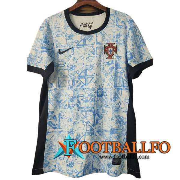 Camisetas De Futbol Portugal Mujer Segunda 2024/2025