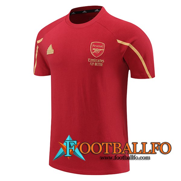 Camiseta Entrenamiento Arsenal Rojo/Amarillo 2024/2025