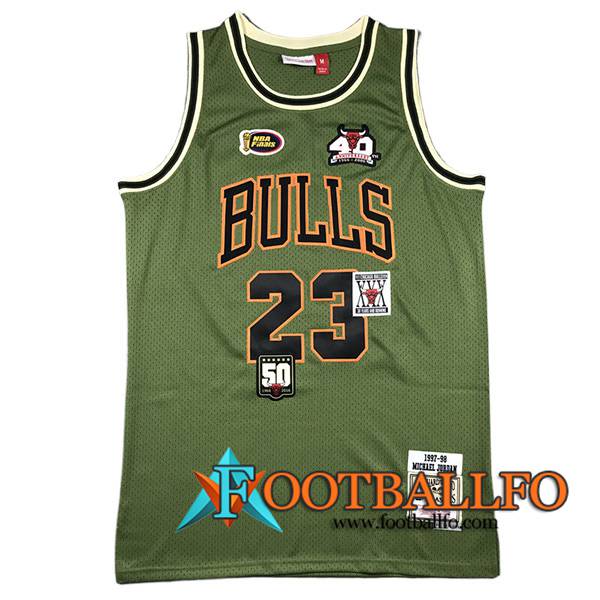Camisetas NBA Chicago Bulls (JORDAN #23) 2024/25 Verde