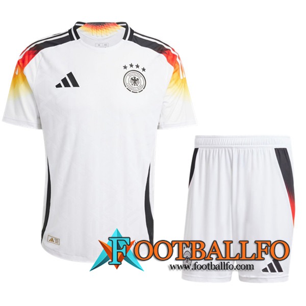 Camisetas De Futbol Alemania Ninos Primera UEFA Euro 2024
