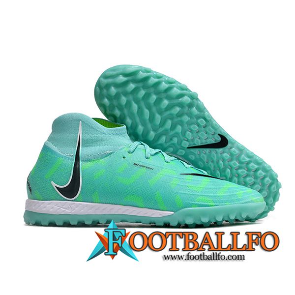 Nike Botas De Fútbol Phantom Luna Elite NU TF Verde/Negro -02