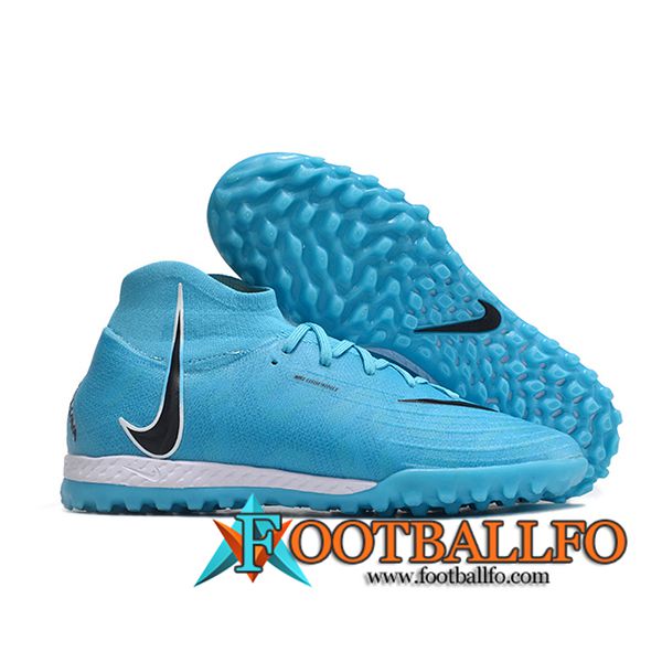 Nike Botas De Fútbol Phantom Luna Elite NU TF Azul/Negro -02
