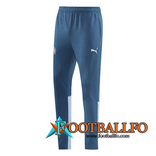 Pantalon Entrenamiento Manchester United Azul 2024/2025