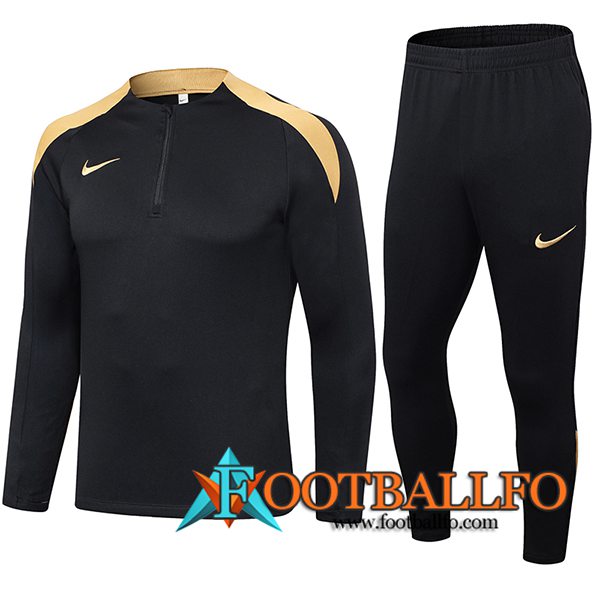 Chandal Equipos De Futbol Nike Negro/Amarillo 2024/2025