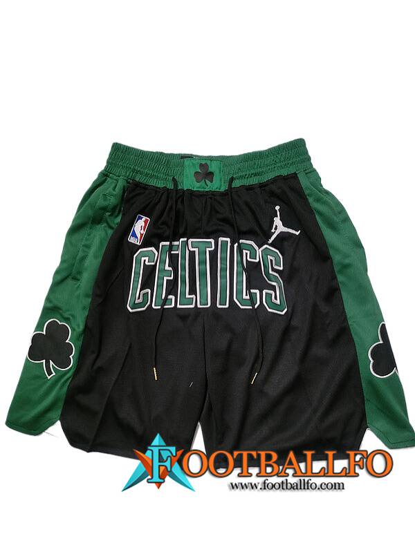 Cortos NBA Boston Celtics 2024/25 Azul Oscuro Negro/Verde