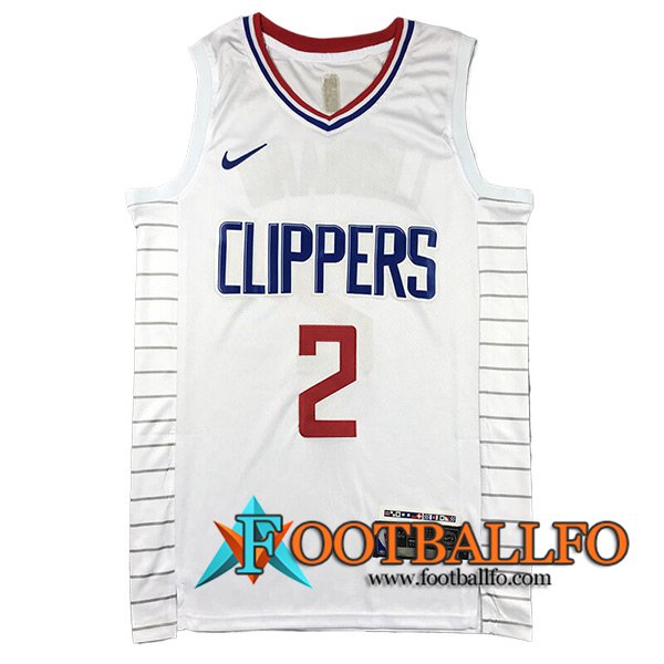 Camisetas NBA Los Angeles Clippers (LEONARD #2) 2024/25 Blanco